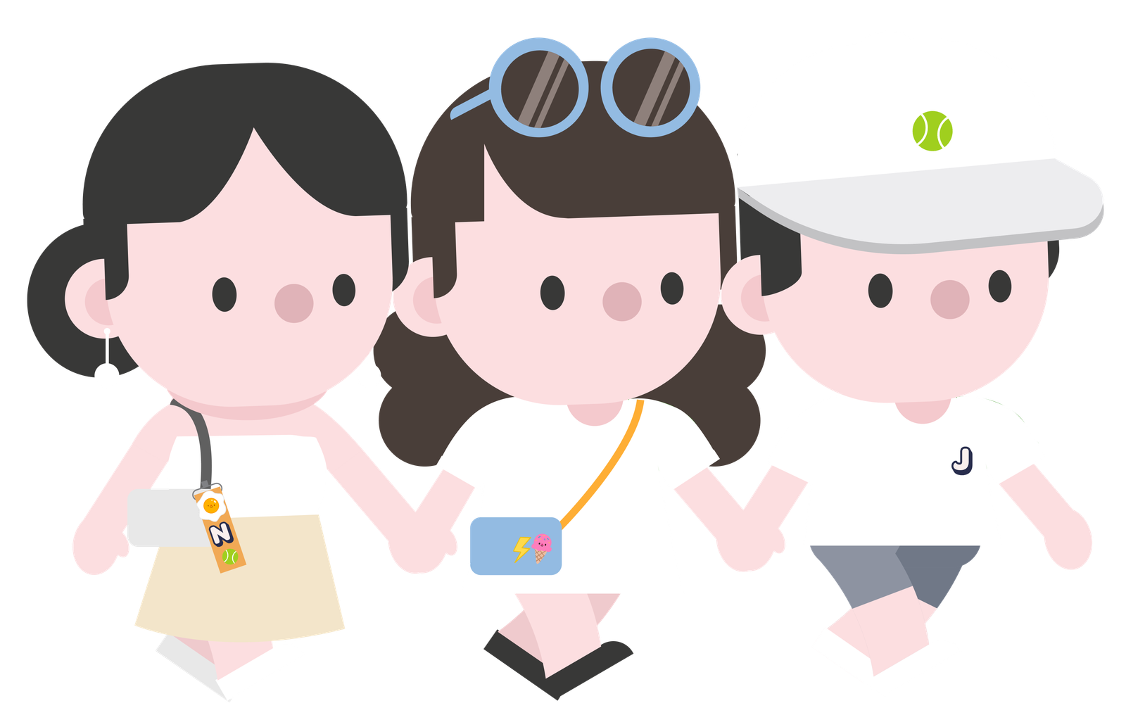 Cute Characters Illustration